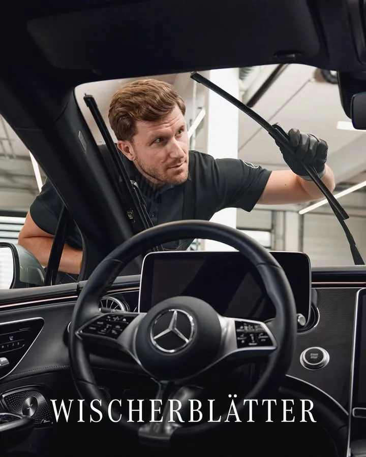 Mit Mercedes-Benz Wischerblättern habt Ihr bei jedem Wetter den Durchblick.